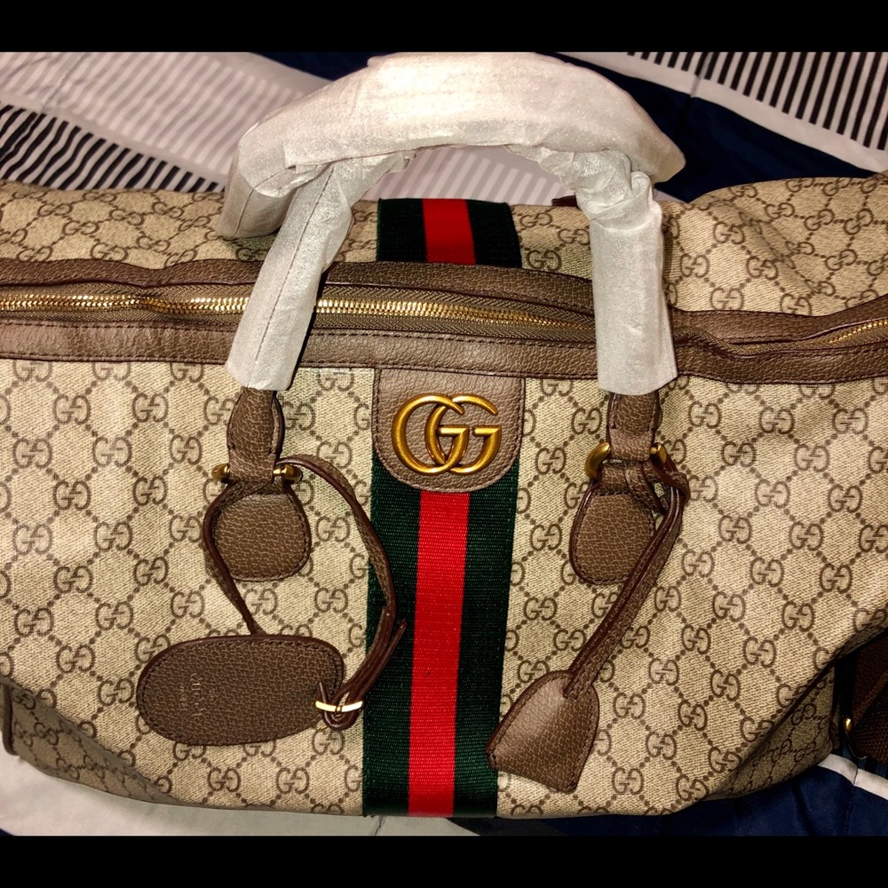 Gucci duffle bag